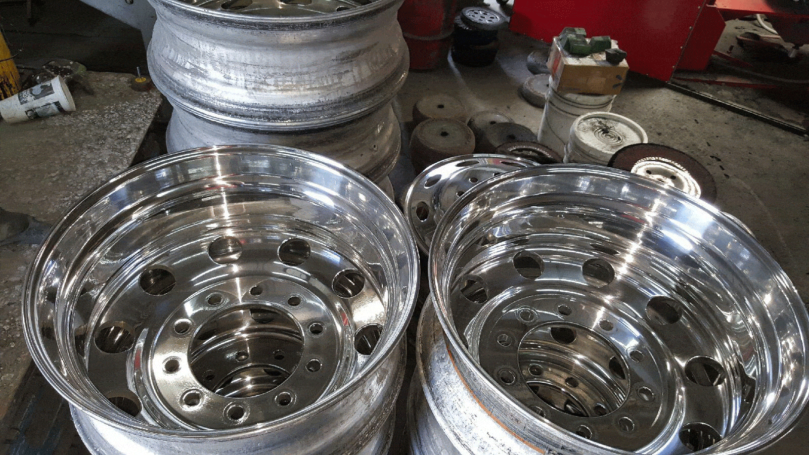 Wheel Polishing samples